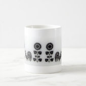 Niedlicher Land-Art-Hahn und Sonnenblume-Tasse Kaffeetasse (Mittel)