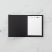 Niedlicher Länderhaufentext Karte (Innenseite)