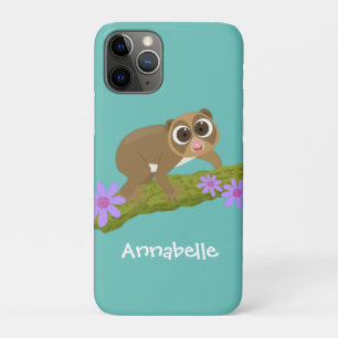 Niedlicher, langsamer Lorbeer auf Zweig-Cartoon Case-Mate iPhone Hülle