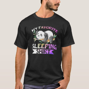 Niedlicher Langschläfer, der Schlaftierpanda absch T-Shirt