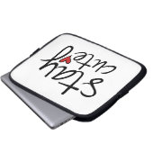 Niedlicher Laptop-Sieb bleibe Laptopschutzhülle (Vorne Knopf)