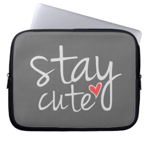 Niedlicher Laptop-Sieb, grau bleibe Laptopschutzhülle