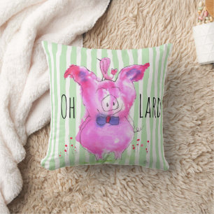 Niedlicher Lard Pink Pig Throw Kissen