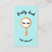 Niedlicher Lash Lashes Visitenkarte (Vorderseite)