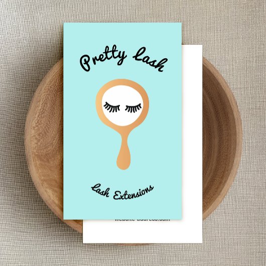 Niedlicher Lash Lashes Visitenkarte