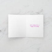 Niedlicher Latte Lmiles Kaffee Lover Happy Birthda Karte (Innenseite)