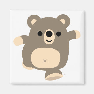 Niedlicher Lauf-Cartoon-Bärenmagnet Magnet