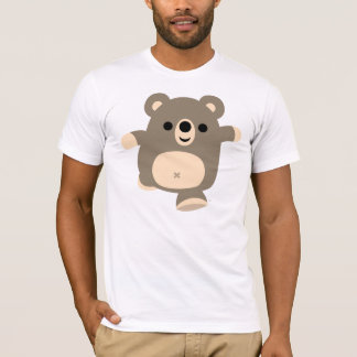 Niedlicher laufender Cartoon-Bärn-T - Shirt