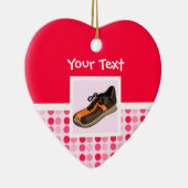 Niedlicher laufender Schuh Keramikornament (Rechts)