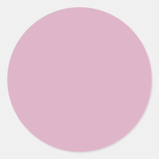 Niedlicher Lavendel rosa Aufkleber (Vorderseite)