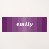 Niedlicher, lebendiger Lila Farbdesign-Individuell Yogamatte (Vorderseite (Horizontal))