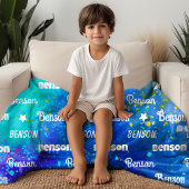 Niedlicher, lebendiger, sich wiederholender Name p Fleecedecke