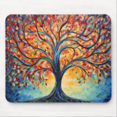 Niedlicher Lebensbaum Mousepad (Vorne)