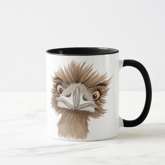 Niedlicher lebhafter australischer Emu Tasse (Rechts)