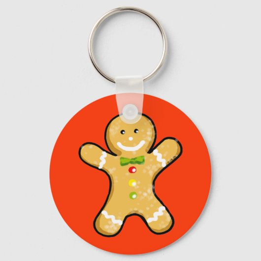Niedlicher Lebkuchen Schlüsselanhänger (Vorderseite)