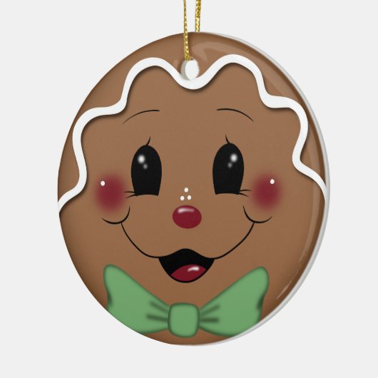 Niedlicher Lebkuchenjunge Weihnachtsschmuck (Links)