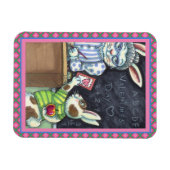 NIEDLICHER LEHRER-BUNNY-RABBIT MAGNET (Horizontal)