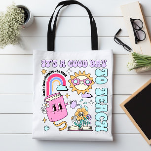 Niedlicher Lehrer Es ist ein guter Tag, Groovy zu Tasche