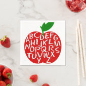 Niedlicher Lehrer Serviette (Beispiel)