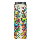 Niedlicher Lehrer Thermosbecher (Rückseite)