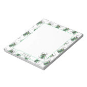 Niedlicher Lehrer Wertungskäfer Notizblock (Rotiert)