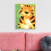 Niedlicher Leinwand-Wrapper Leinwanddruck (Insitu (Wohnzimmer))