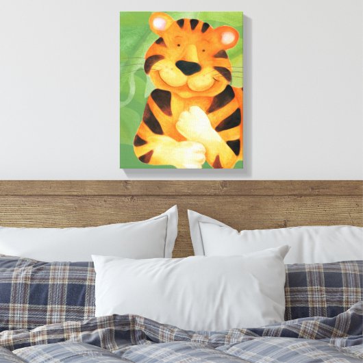 Niedlicher Leinwand-Wrapper Leinwanddruck (Insitu (Schlafzimmer))