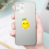 Niedlicher Lemon-Charakter Aufkleber (Telefon)