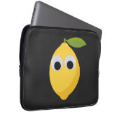 Niedlicher Lemon-Charakter mit Googly Eyes Laptopschutzhülle (Vorne Rechts)