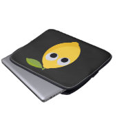Niedlicher Lemon-Charakter mit Googly Eyes Laptopschutzhülle (Vorne Knopf)