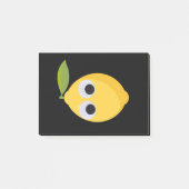 Niedlicher Lemon-Charakter mit Googly Eyes Post-it Klebezettel (Vorderseite)