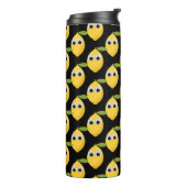 Niedlicher Lemon-Charakter mit Googly Eyes Thermosbecher (Nach links gedreht)