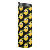 Niedlicher Lemon-Charakter mit Googly Eyes Thermosbecher (Nach rechts gedreht)