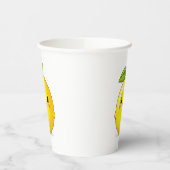 Niedlicher Lemon-Charakter Pappbecher (Links)