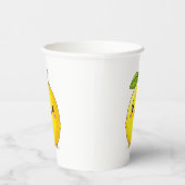Niedlicher Lemon-Charakter Pappbecher (Rechts)