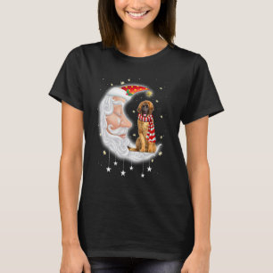 Niedlicher Leonberger mit Weihnachtsmannmütze Weih T-Shirt