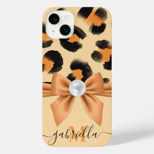 Niedlicher Leopard-Druck iPhone 14 Plus Hülle