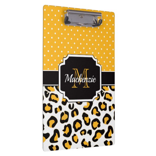 Niedlicher Leopard-Druck Klemmbrett (Rechts)