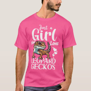 Niedlicher Leopard Gecko für Frauen Kindermädchen T-Shirt