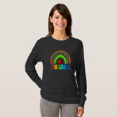 niedlicher Leopard-Rainbow-Squad-Lehrer Kinder T-Shirt (Vorne ganz)