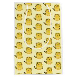 Niedlicher Leopardenbeutel im kawaii-Stil Mittlere Geschenktüte