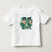 NIEDLICHER LEPRECHAUN GRIDDY DANCE ST PATRICKS DAY KLEINKIND T-SHIRT (Vorderseite)