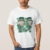 NIEDLICHER LEPRECHAUN GRIDDY DANCE ST PATRICKS DAY T-Shirt (Vorderseite)