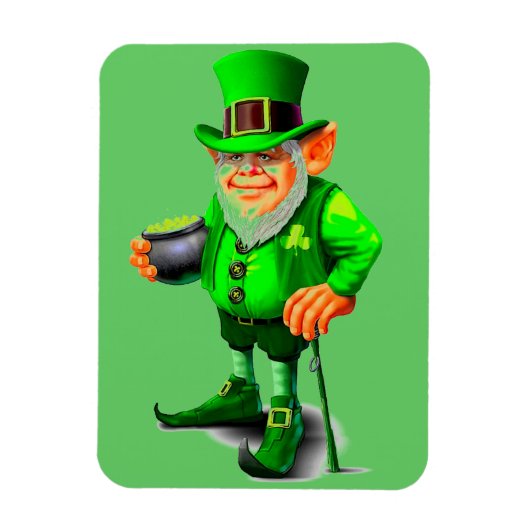 NIEDLICHER LEPRECHAUN-Magnet Magnet (Vertikal)