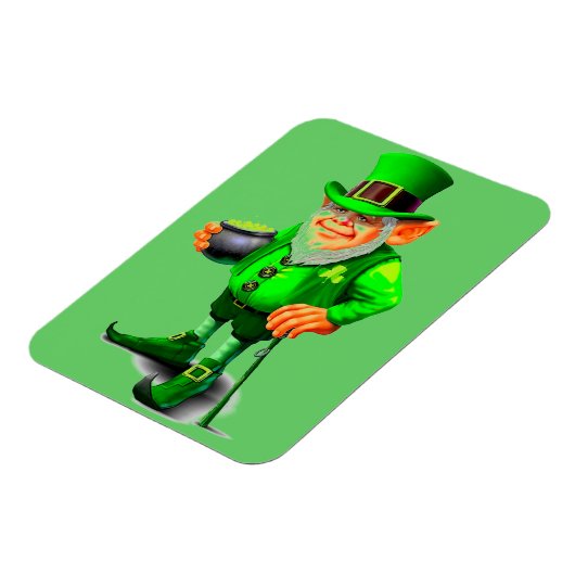 NIEDLICHER LEPRECHAUN-Magnet Magnet (Linke Seite)