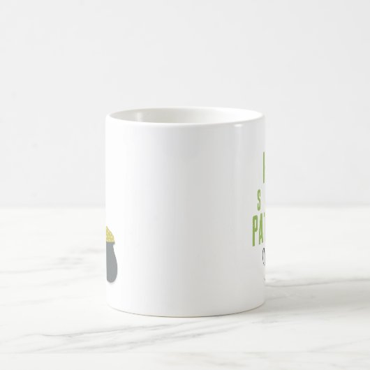 Niedlicher Leprechaun St. Patrick's Day Kaffeetasse (Mittel)