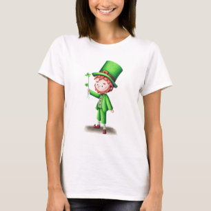 Niedlicher Leprechaun St. Patrick's Day T-Shirt