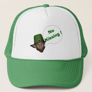 Niedlicher Leprechaun St Patrick's Day Truckerkappe
