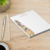 Niedlicher Lesekünstler Notizblock