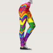 Niedlicher LGBTQ Gay Pride des lustigen Leggings (Rechts)